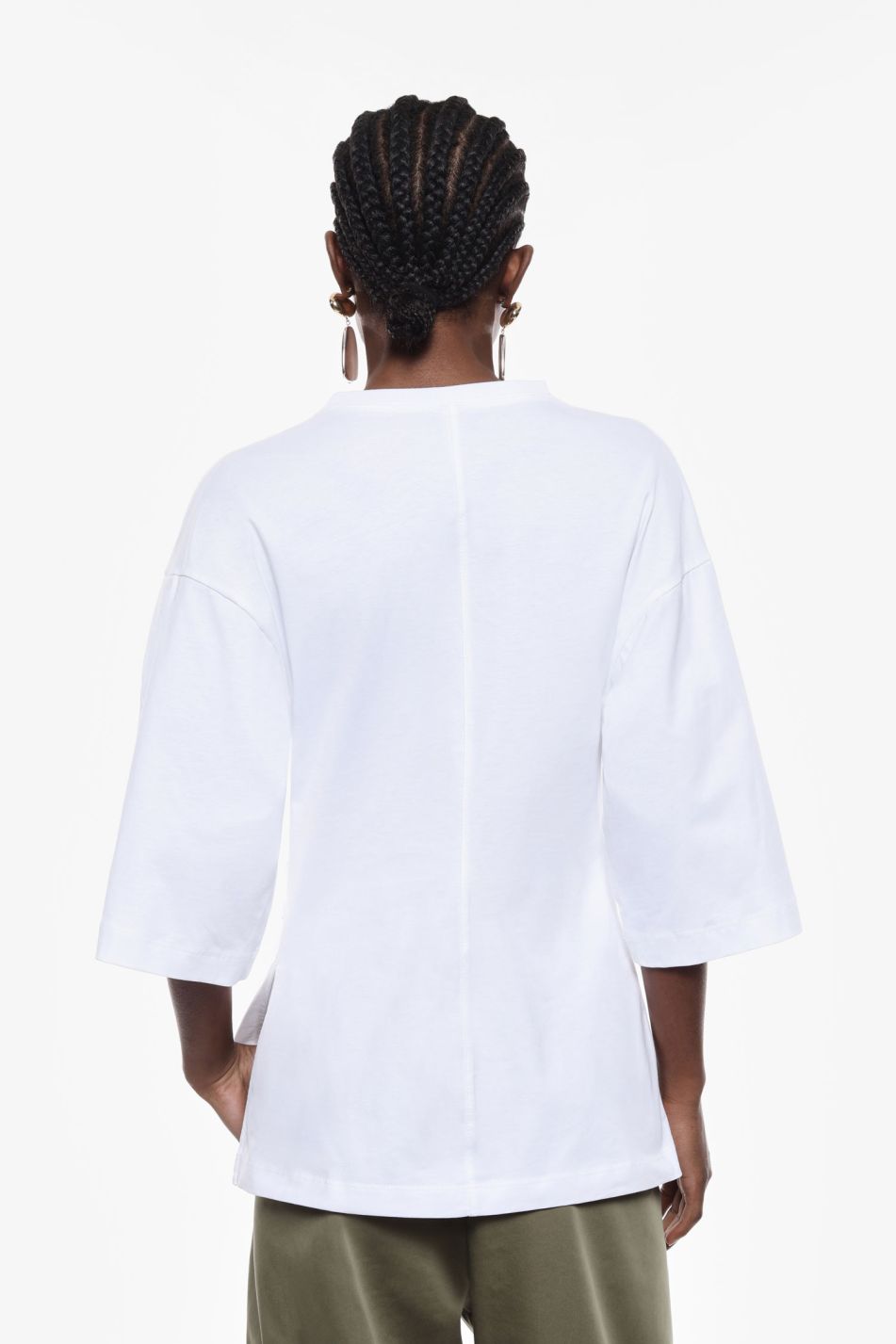 T-shirt with central detail