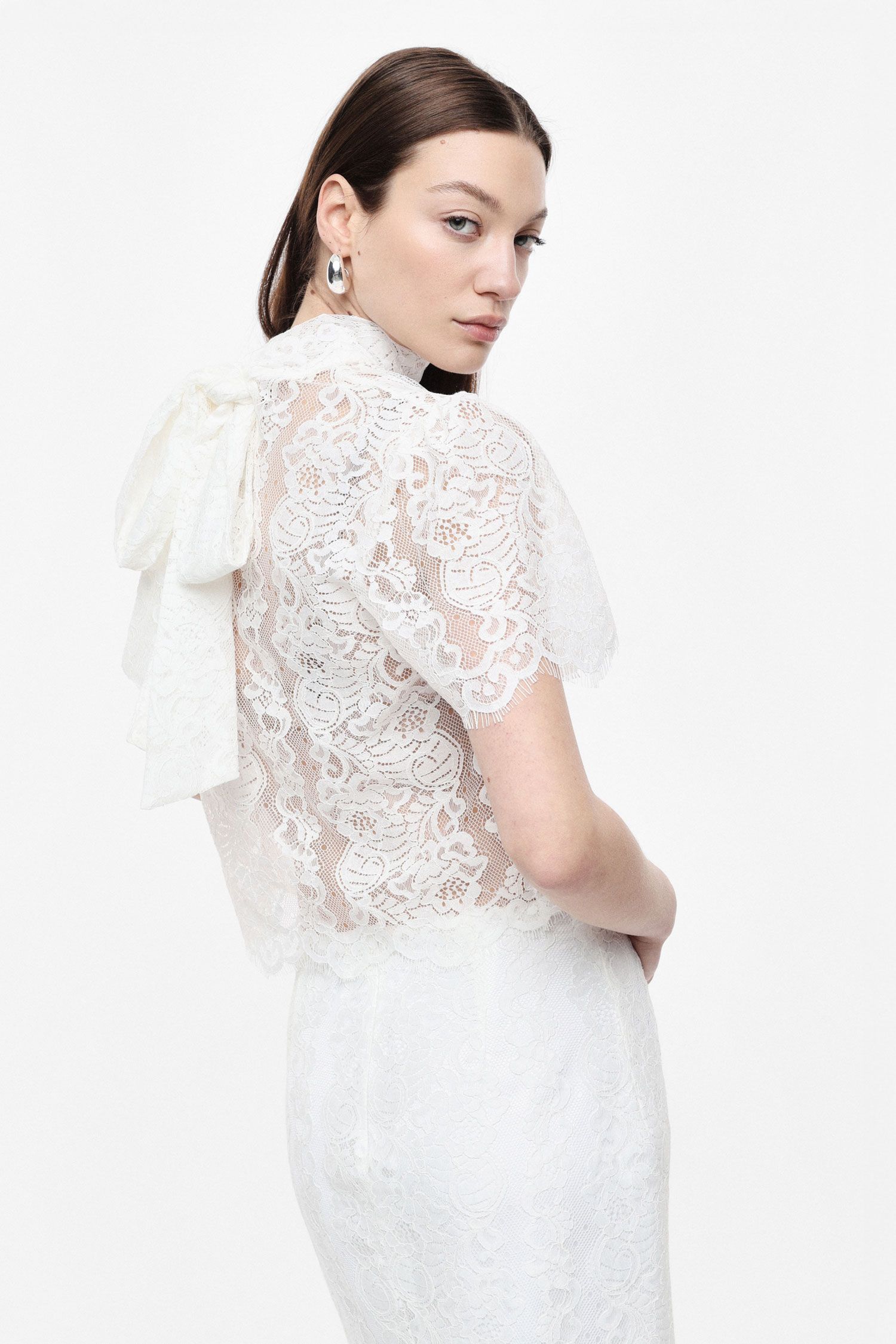 Lace crop top
