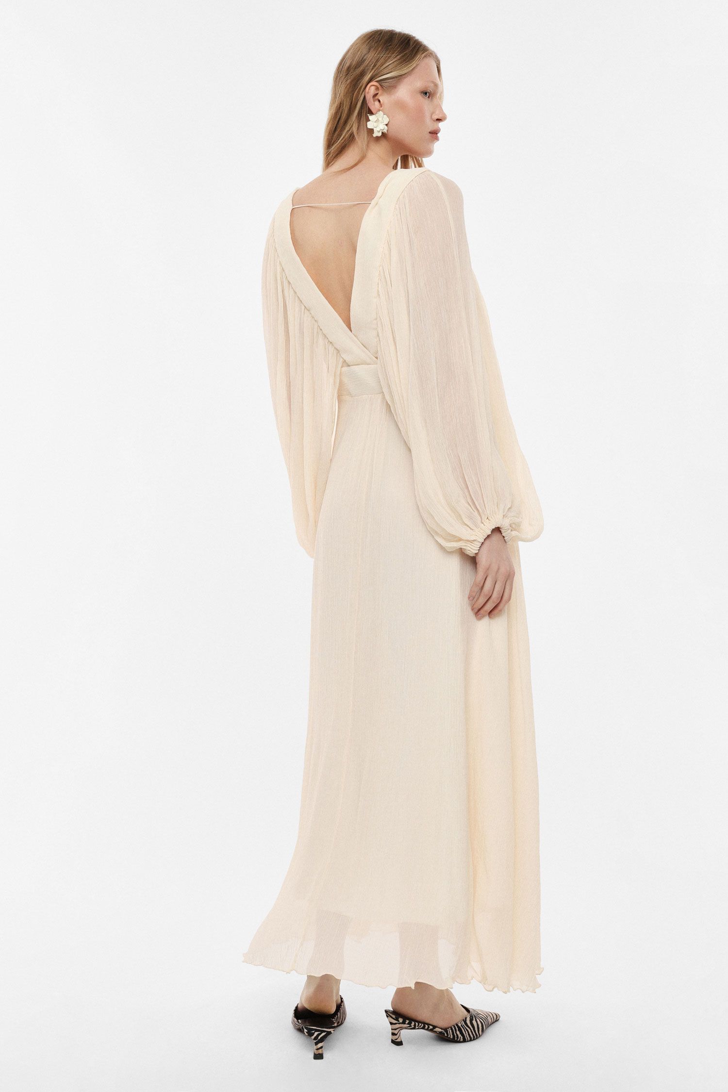 V-neckline dress