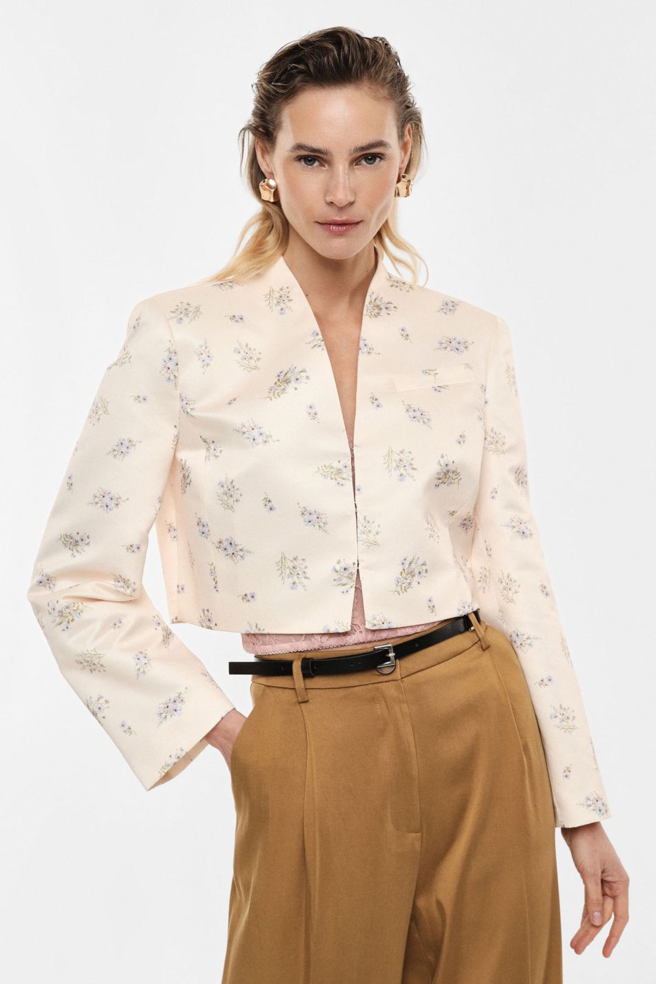 Cropped blazer