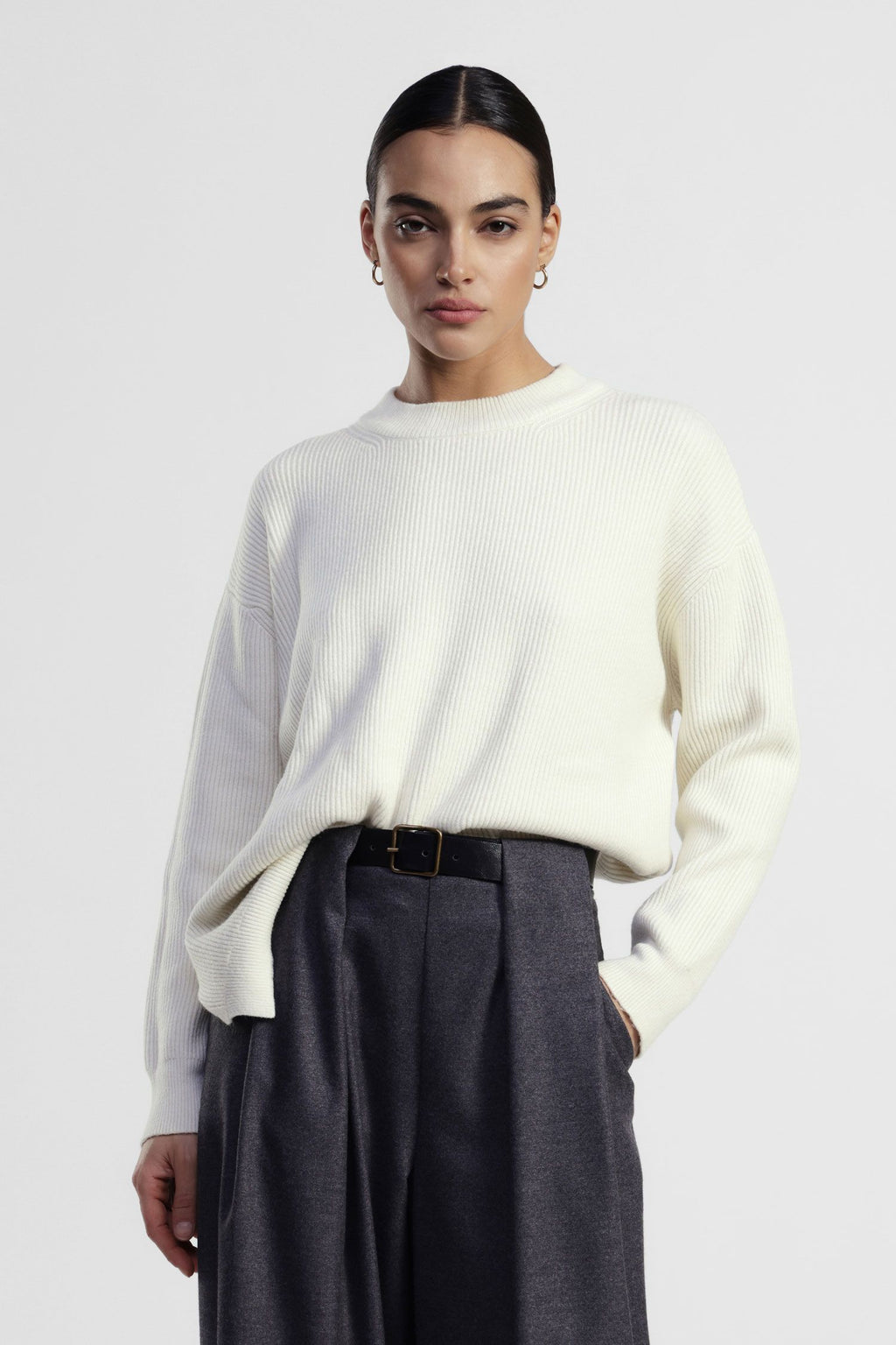 Ribbed sweater