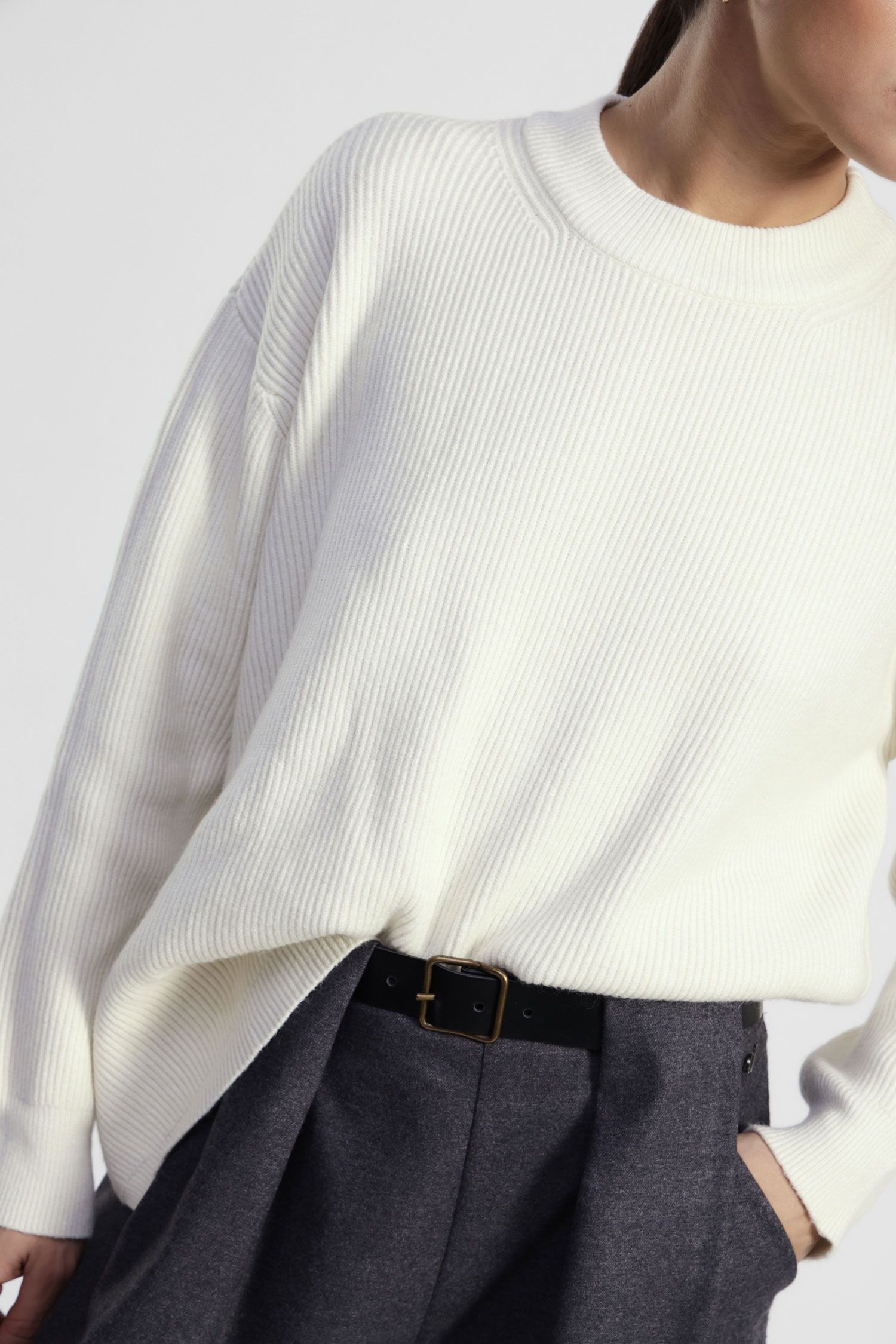 Ribbed sweater