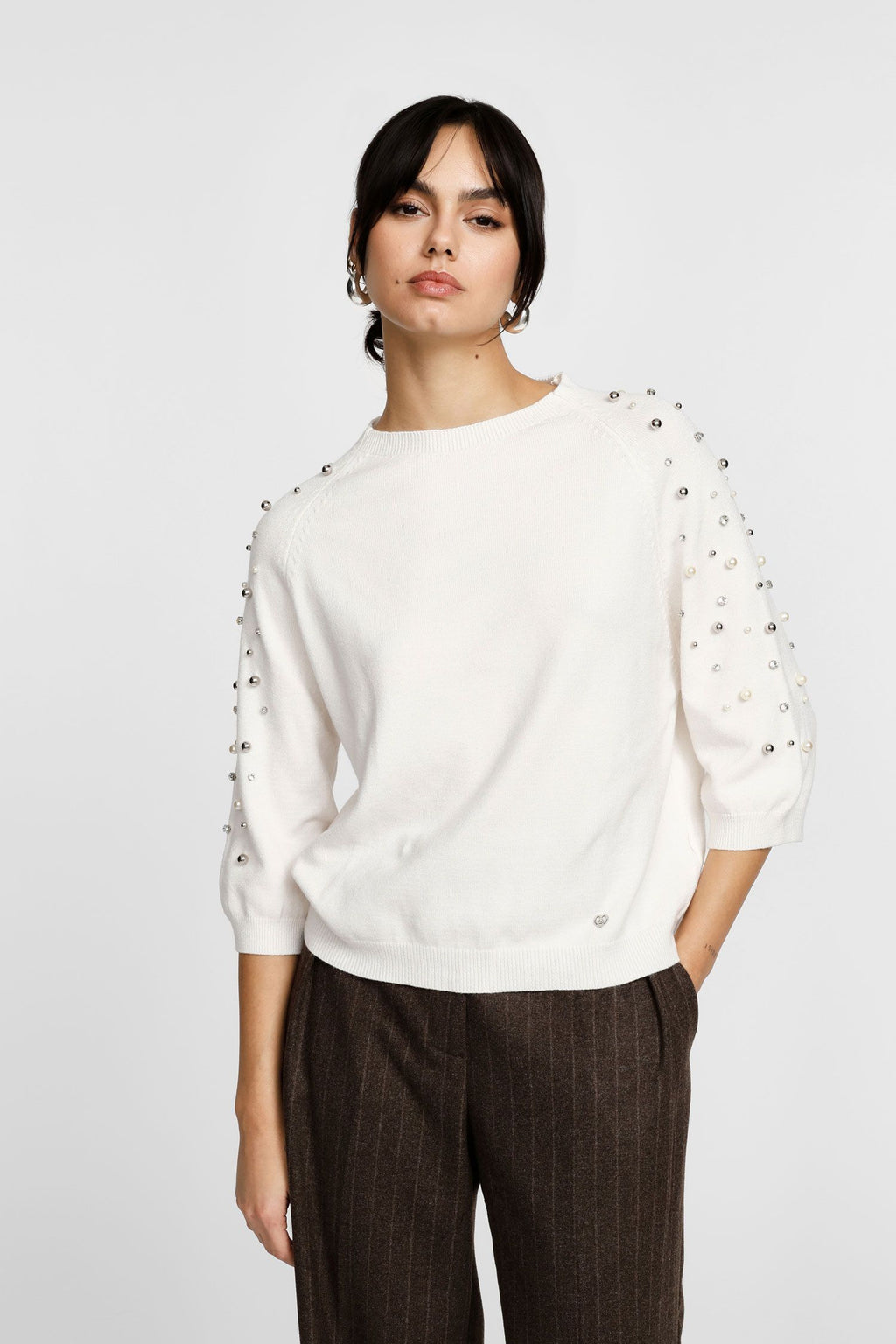 3/4 sleeves sweater