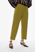 High-rise cropped trousers