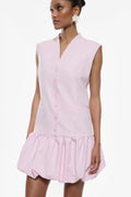 Short ruffle dress