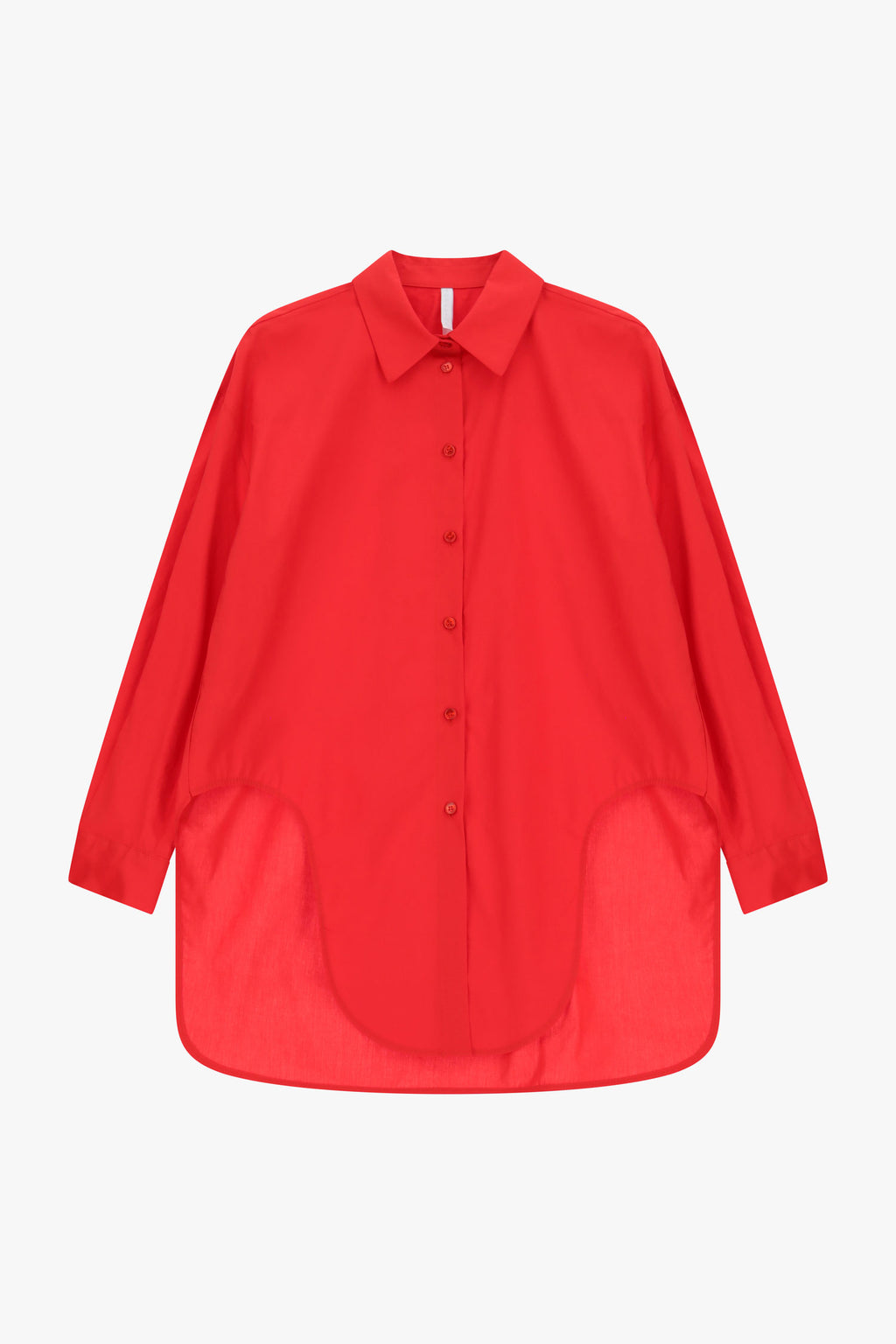 Shirt with front tie detail