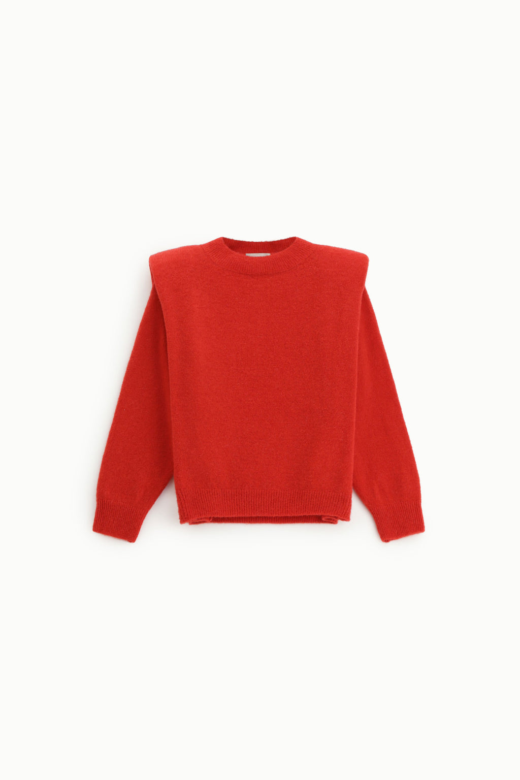 Sweater with round neckline