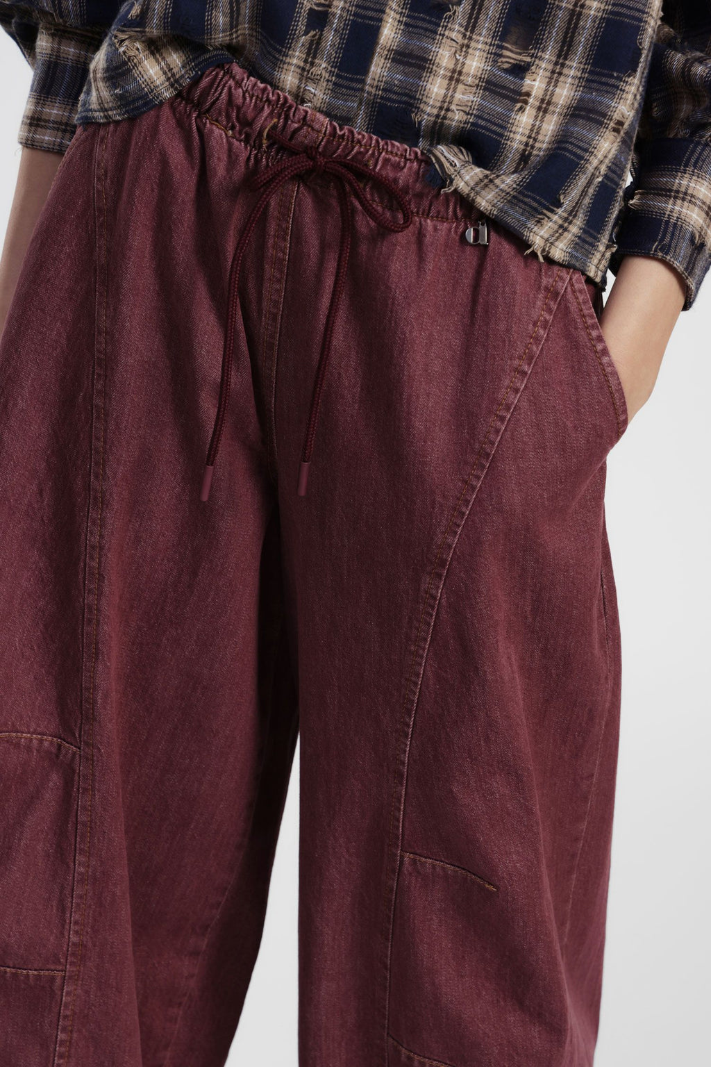 High waist trousers