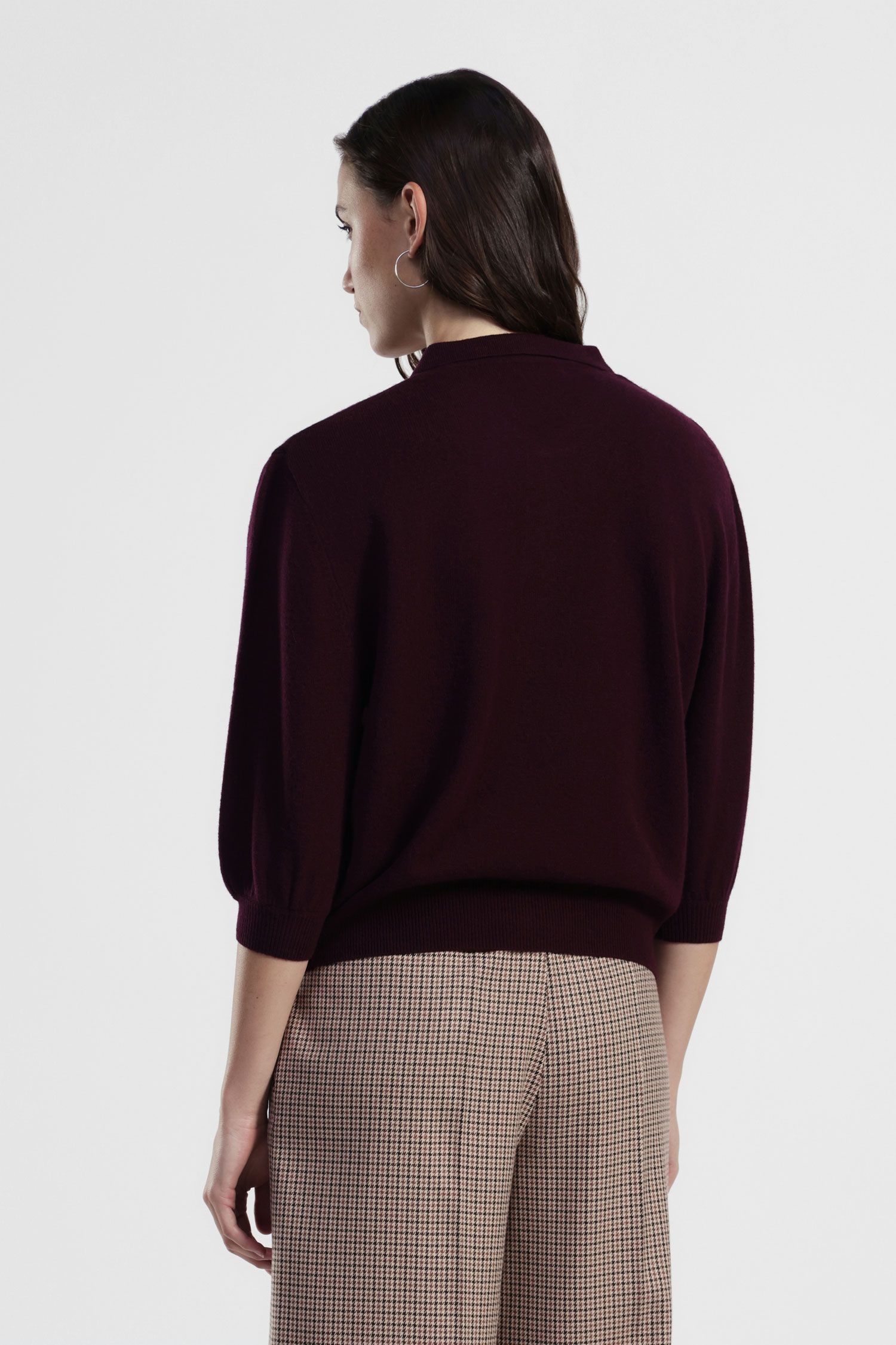 Polo neck pullover