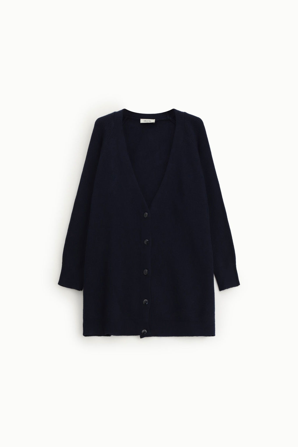 Long cardigan with buttons