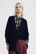 Long cardigan with buttons