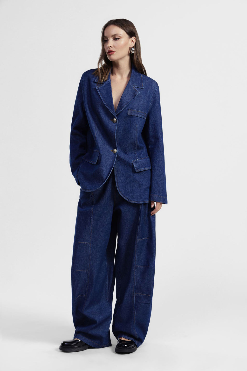 High waist trousers