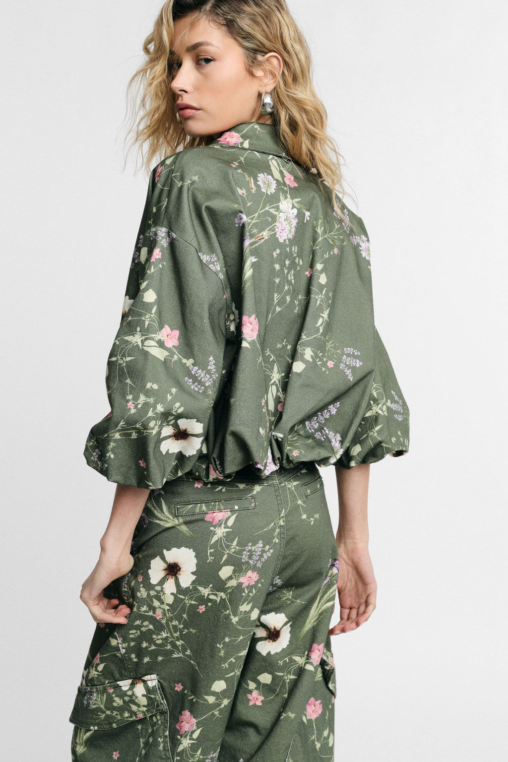 Short bomber jacket