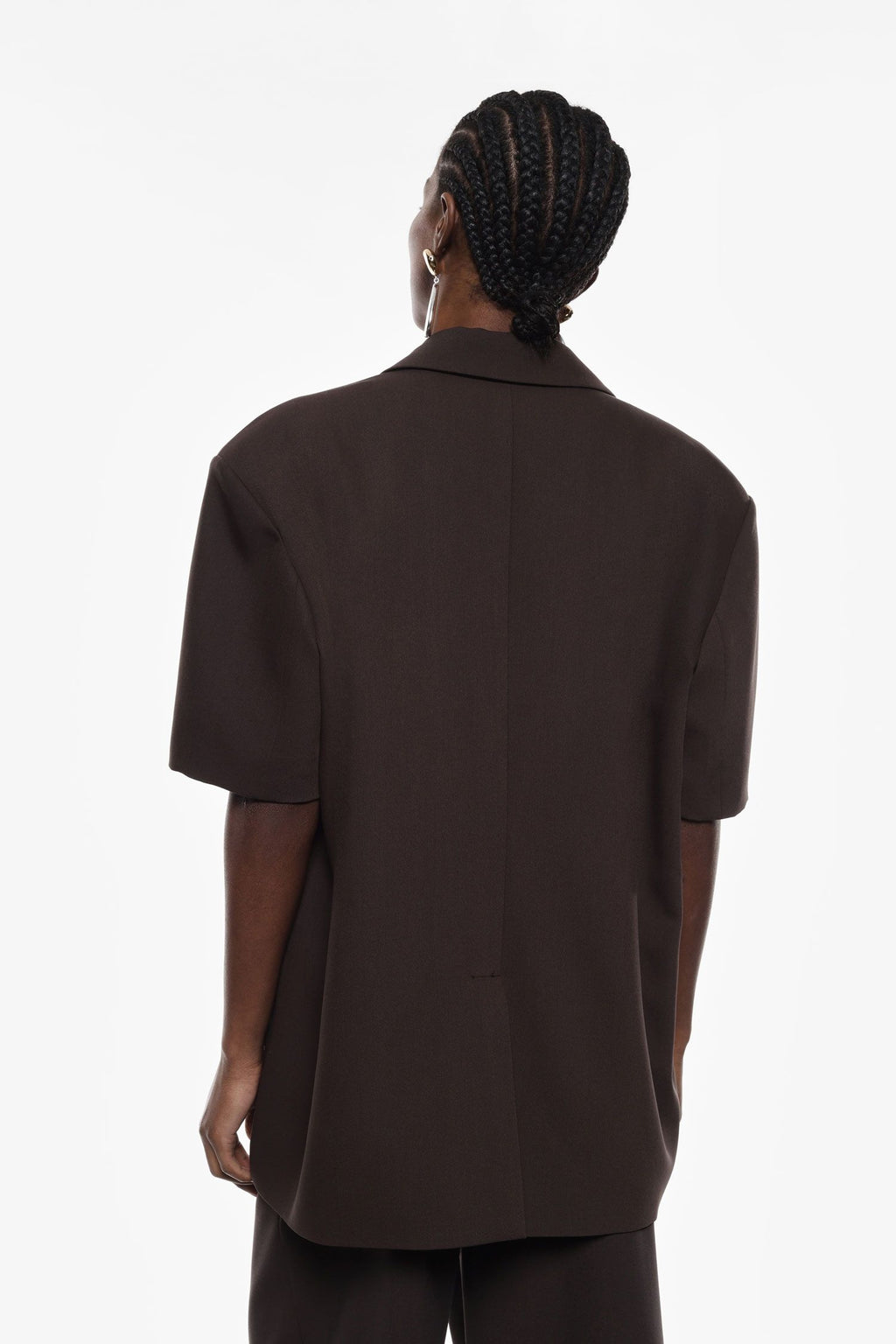 Short sleeve blazer