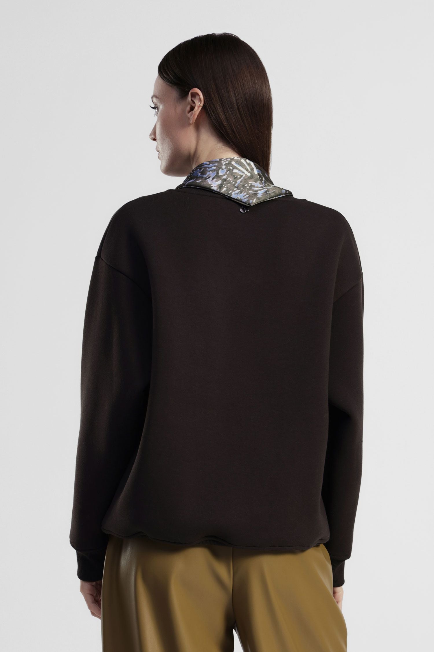 V-neck sweatshirt