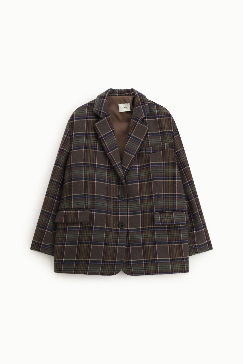 Blazer with checked patter