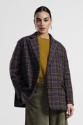 Blazer with checked patter