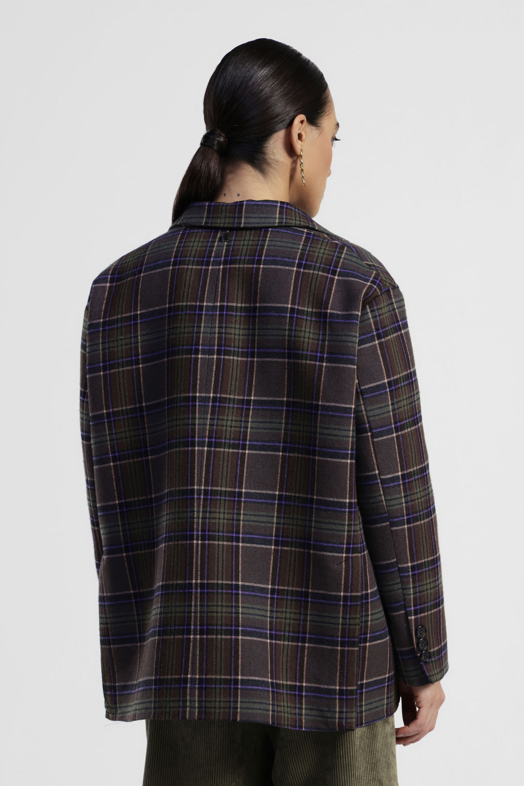Blazer with checked patter