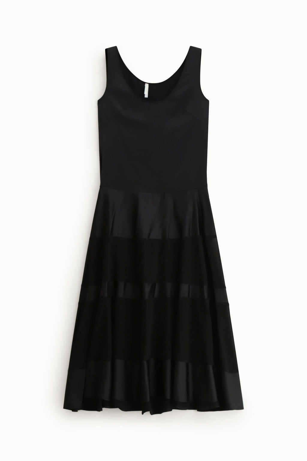 Dress with sheer panel