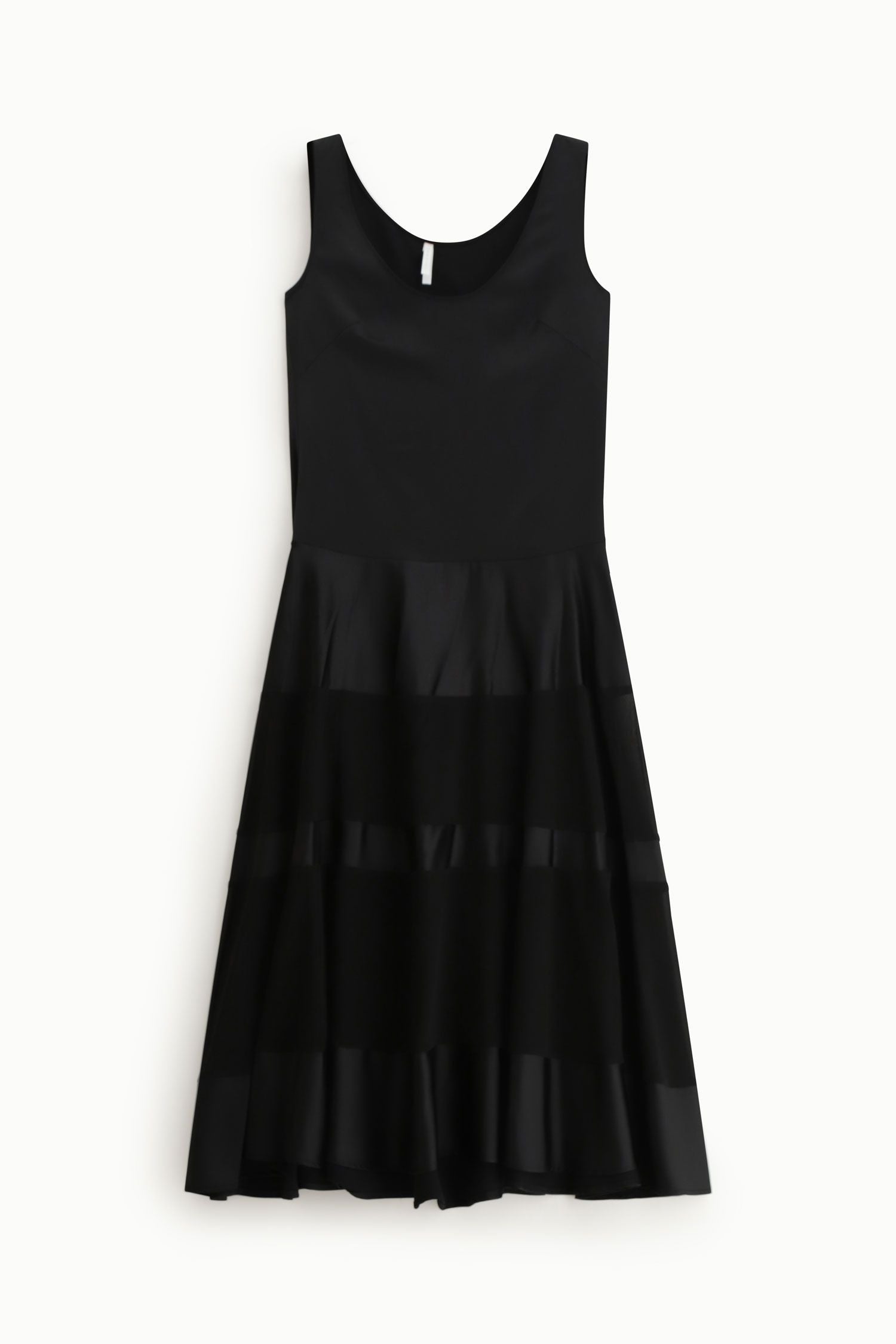 Dress with sheer panel