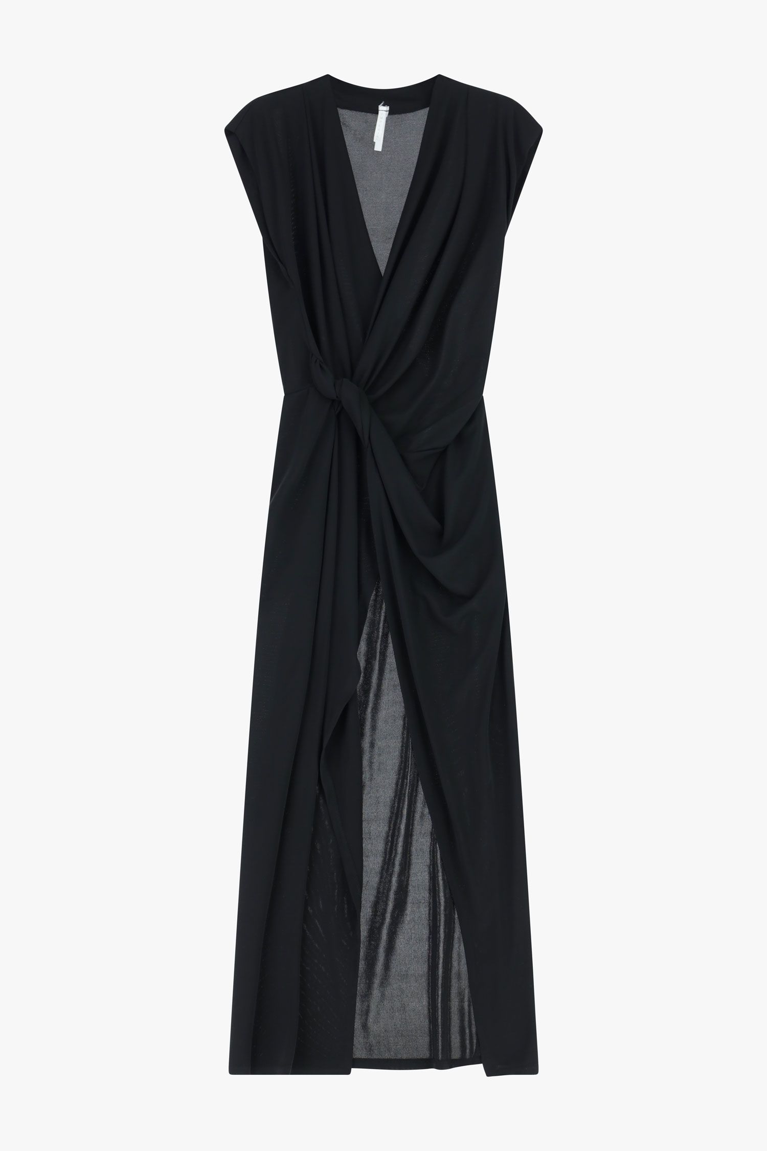 V-neck long dress