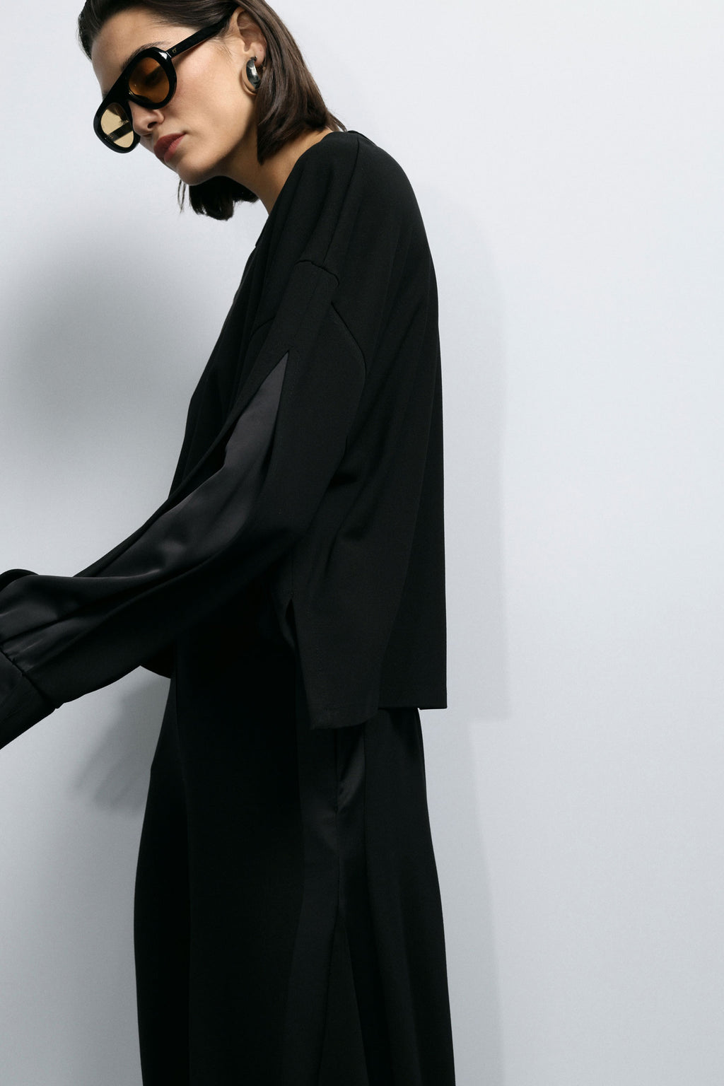Round neck sweatshirt