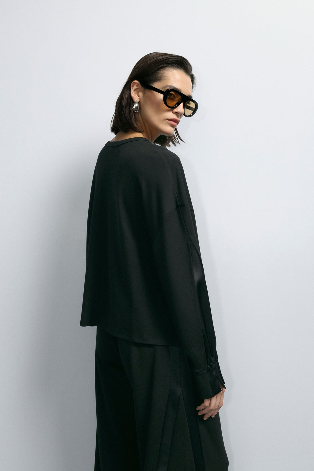 Round neck sweatshirt