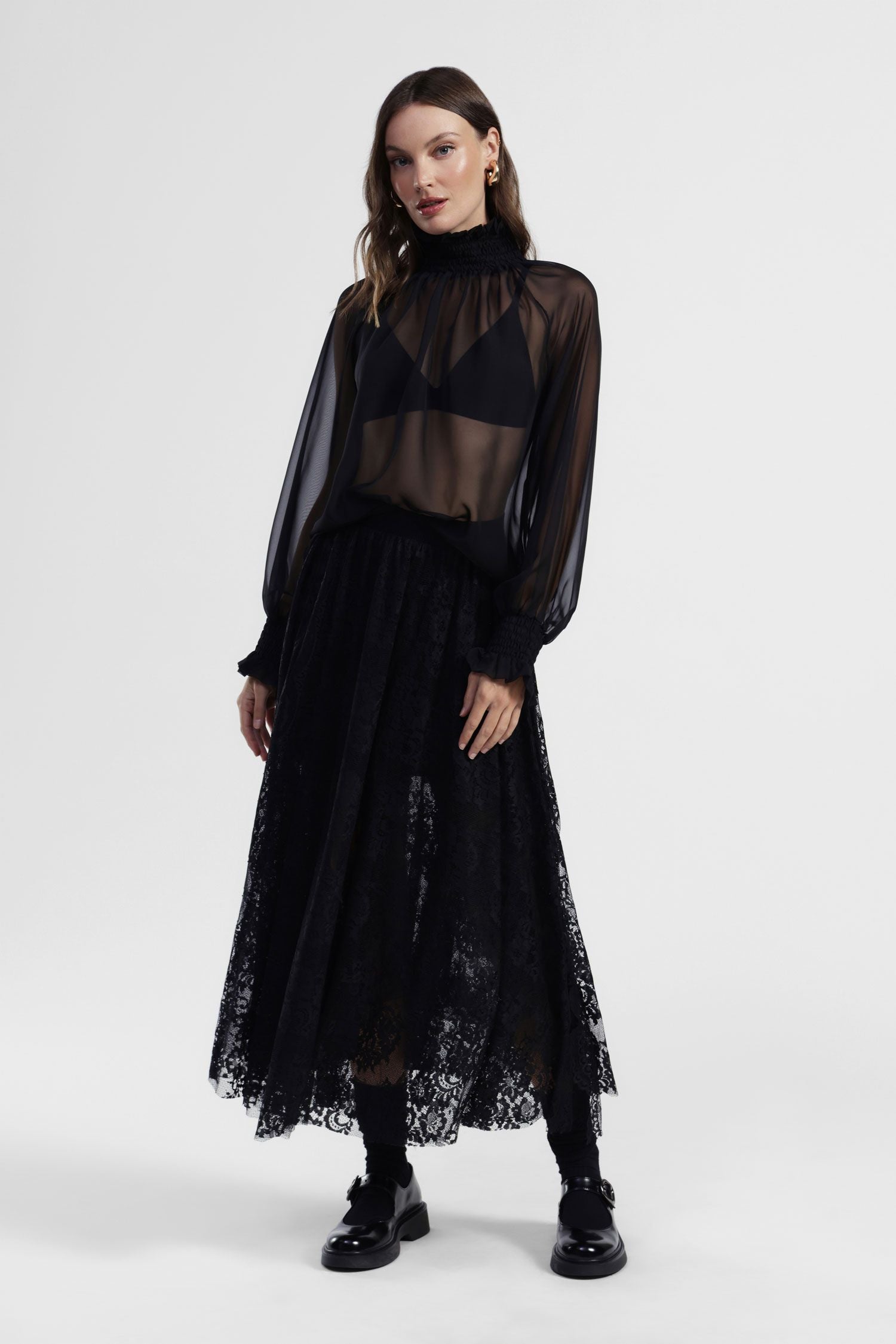 Lace Long skirt