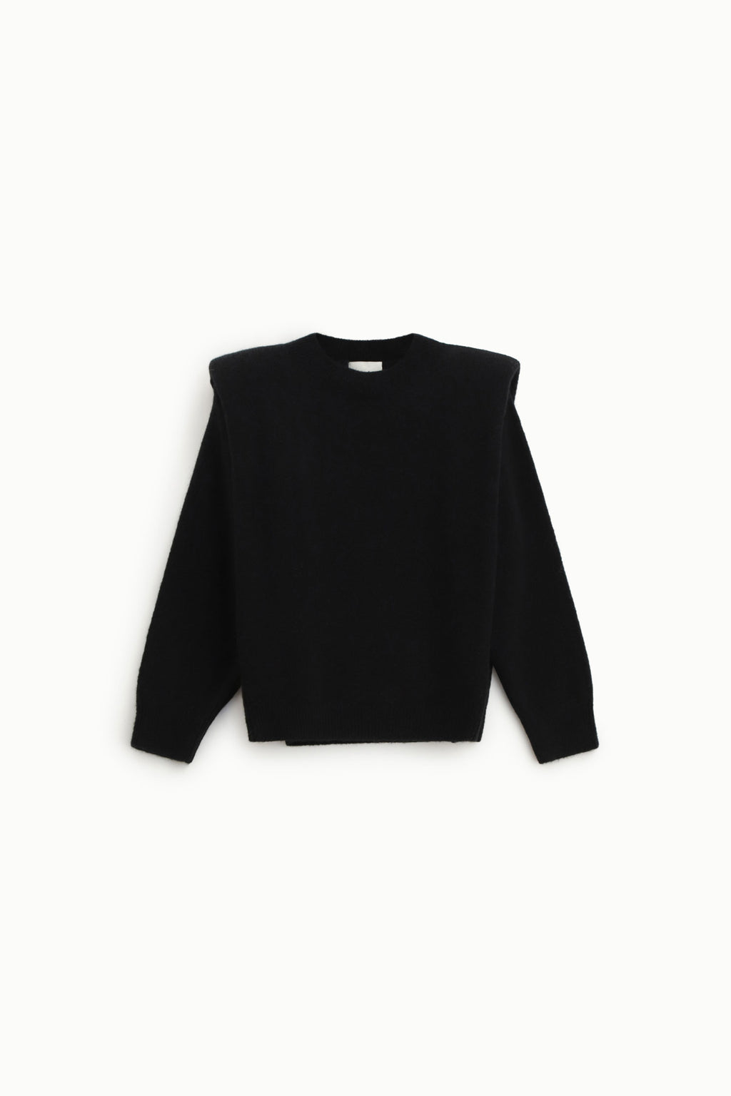 Sweater with round neckline