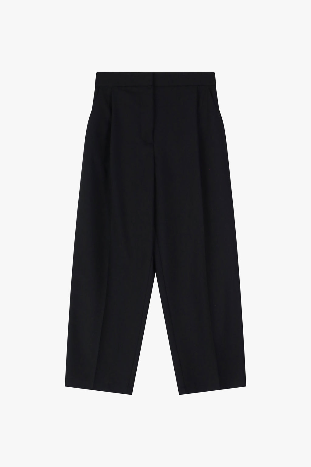 High-rise cropped trousers