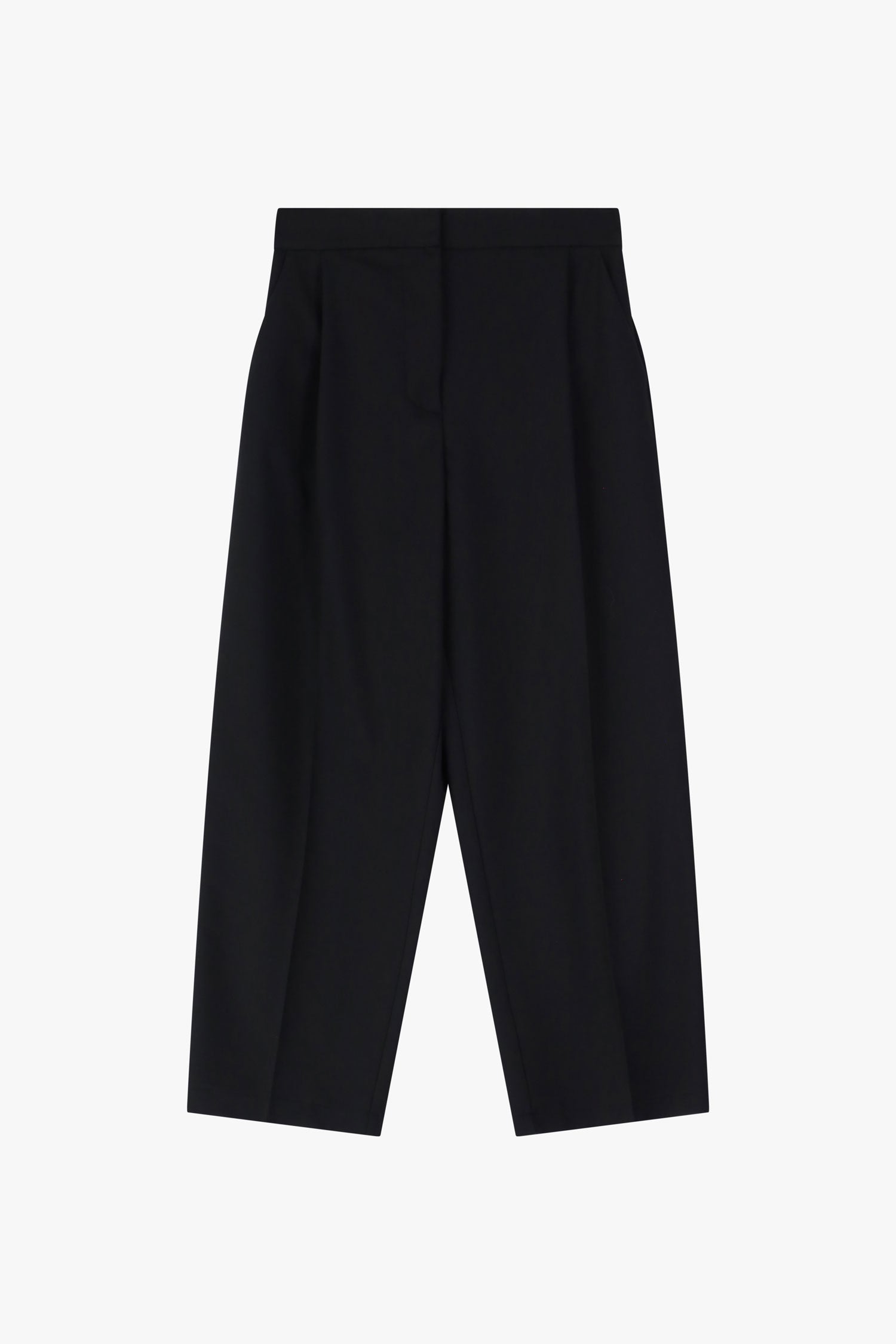High-rise cropped trousers