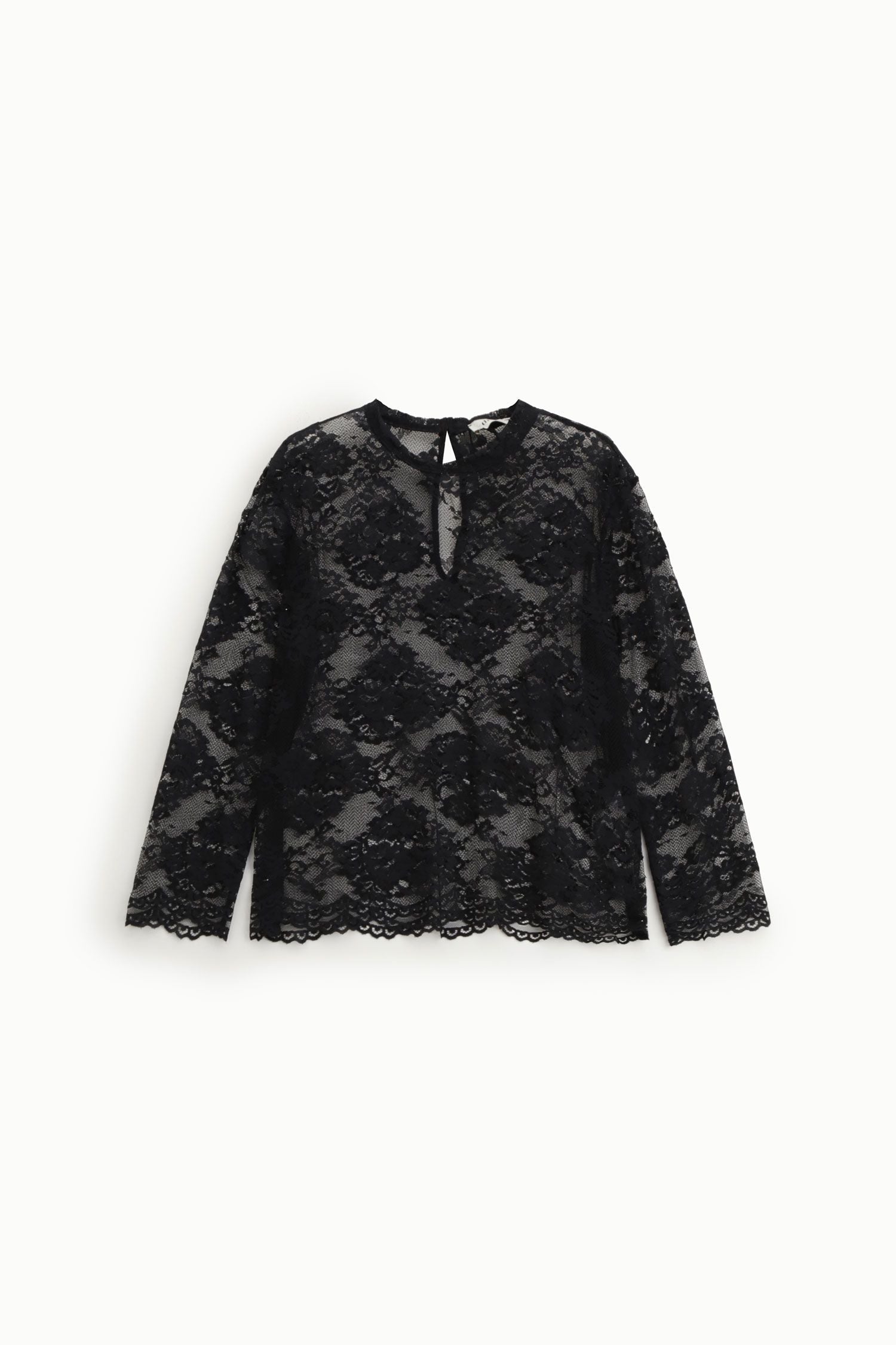 Lace transparent top