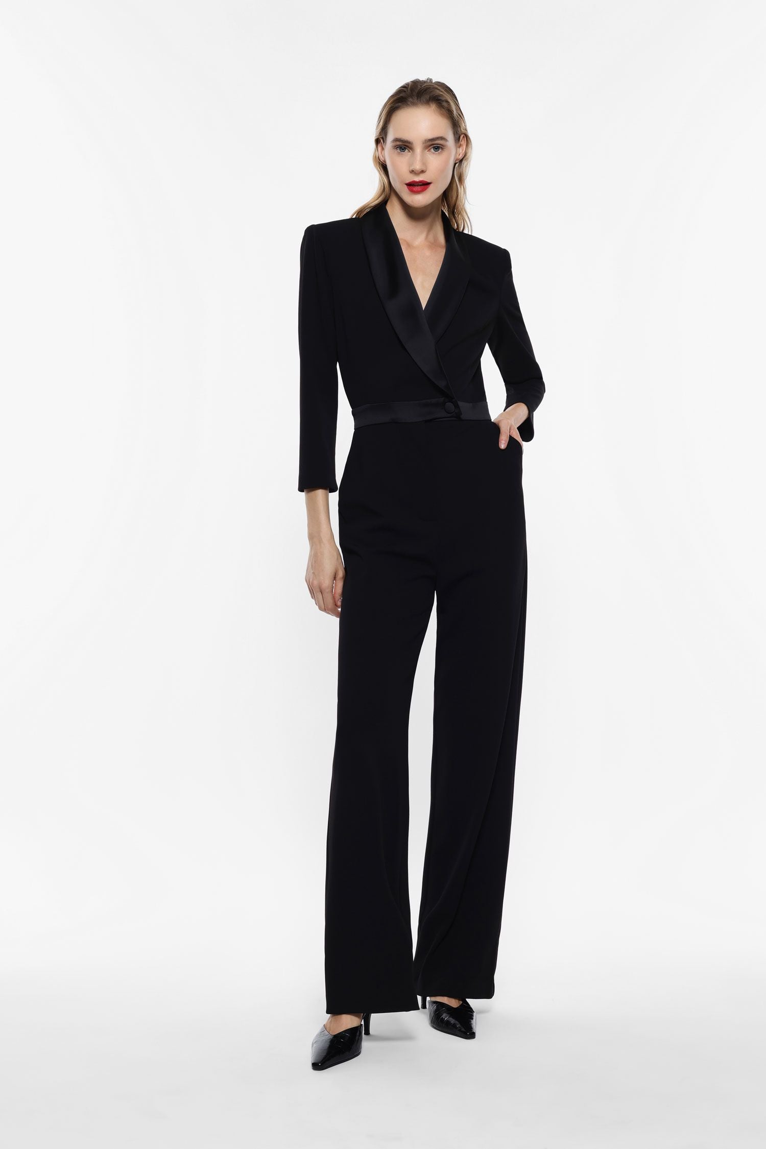 Jumpsuit 3/4 sleeves