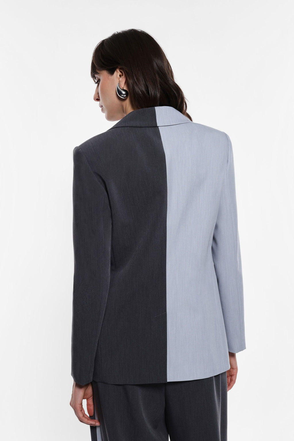 Blazer with colorblocks