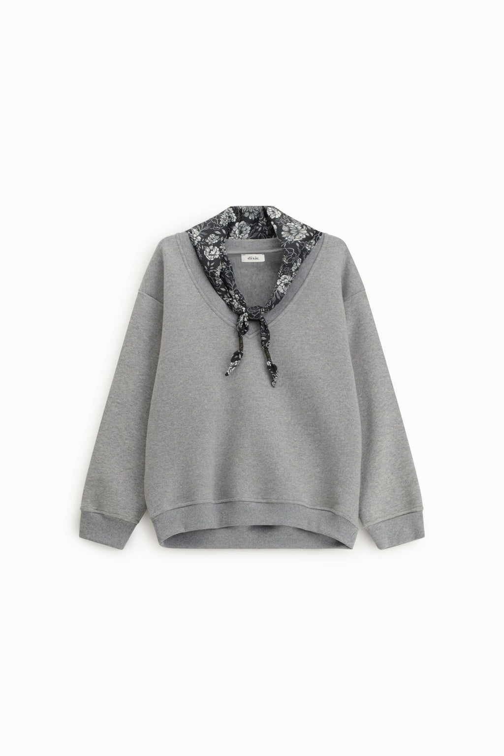 V-neck sweatshirt