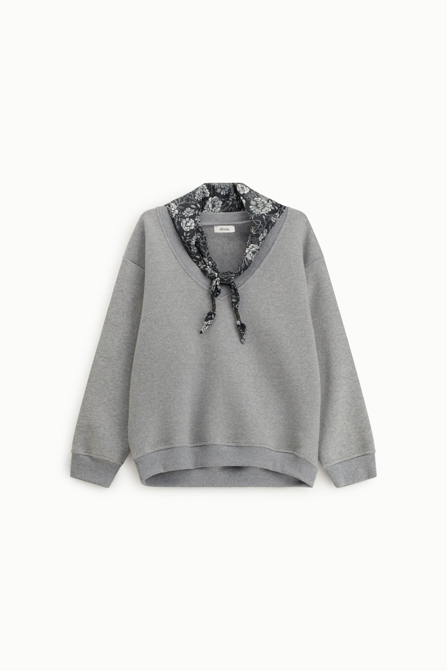 V-neck sweatshirt