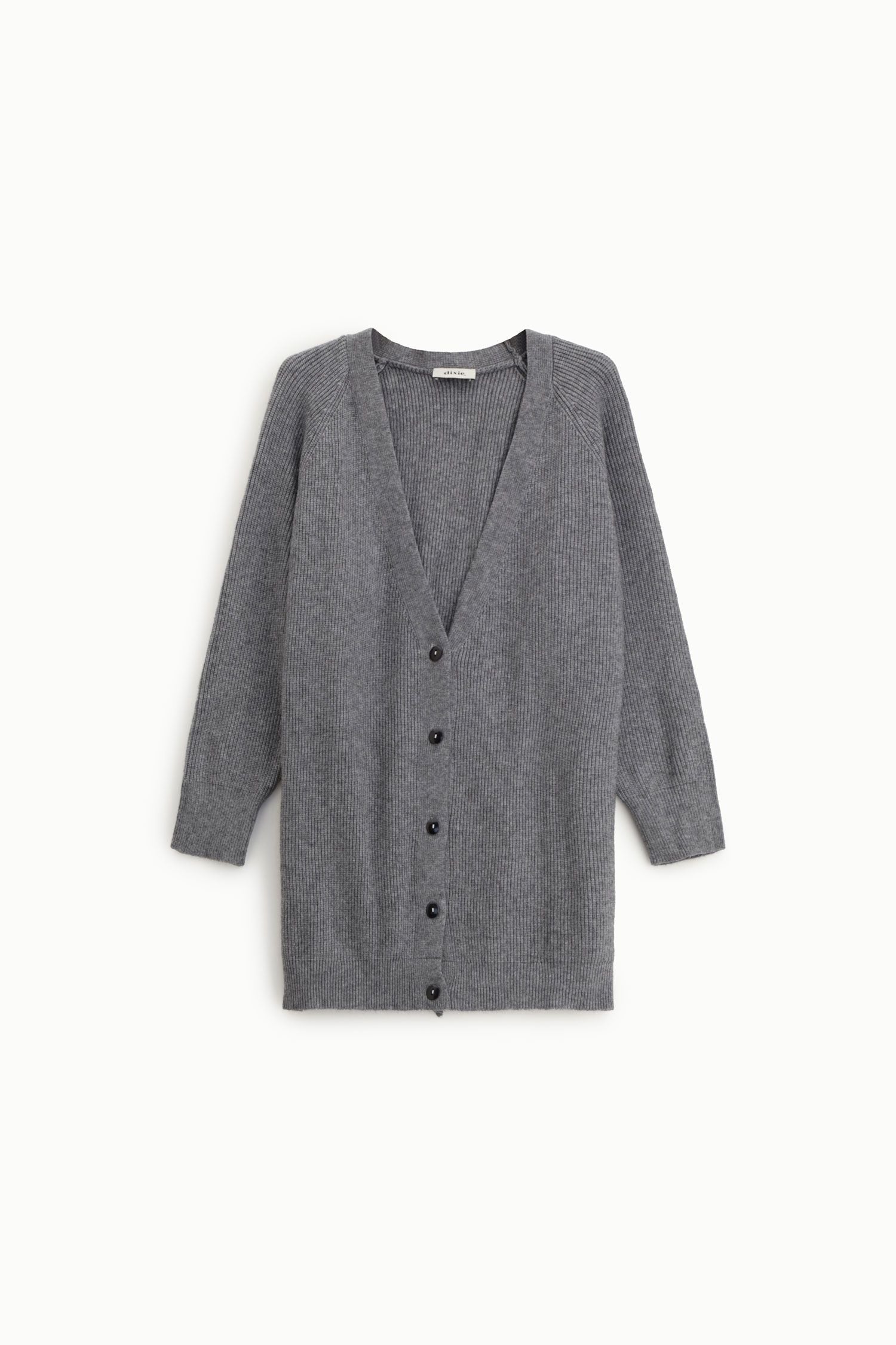 Long cardigan with buttons