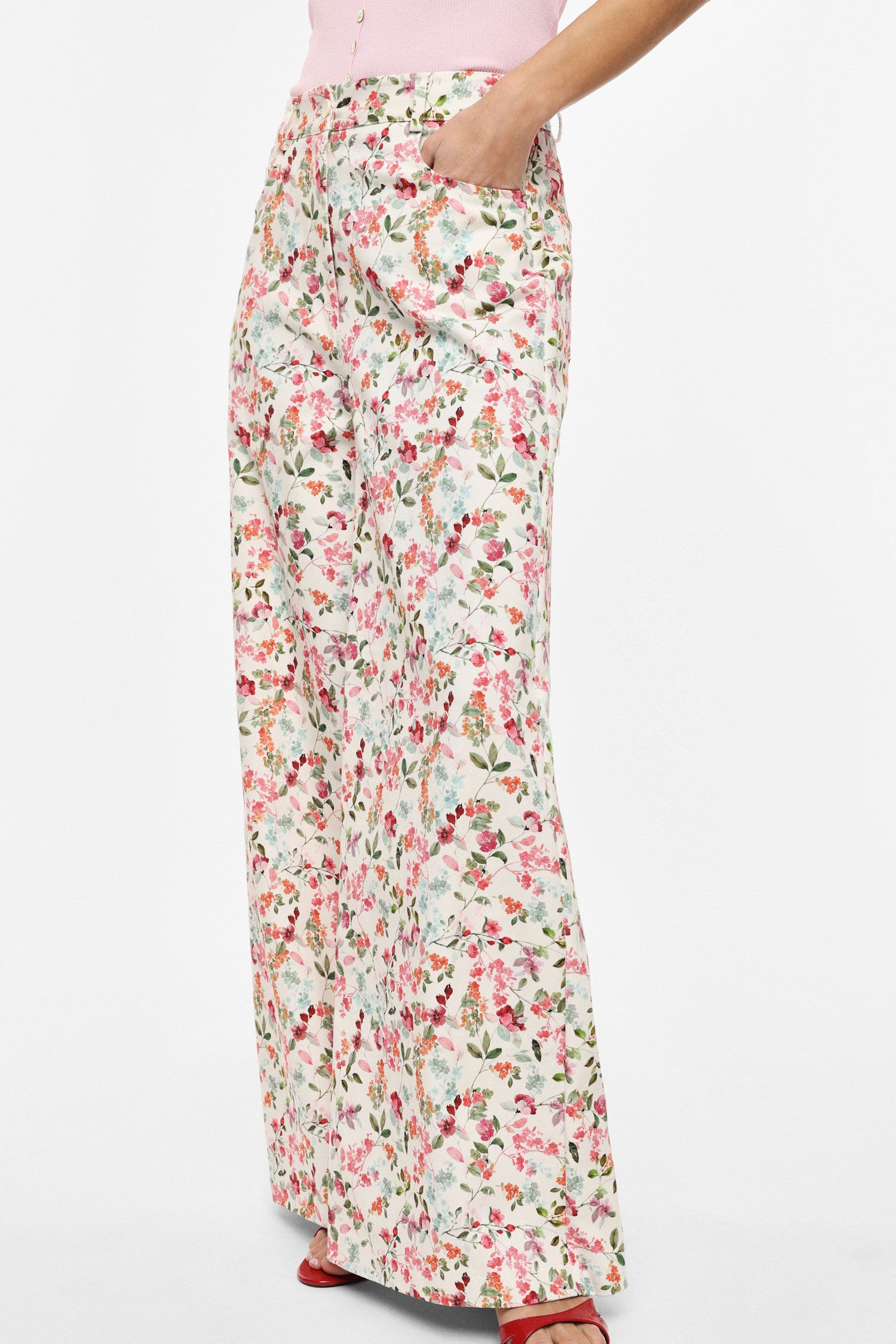 Floral trousers