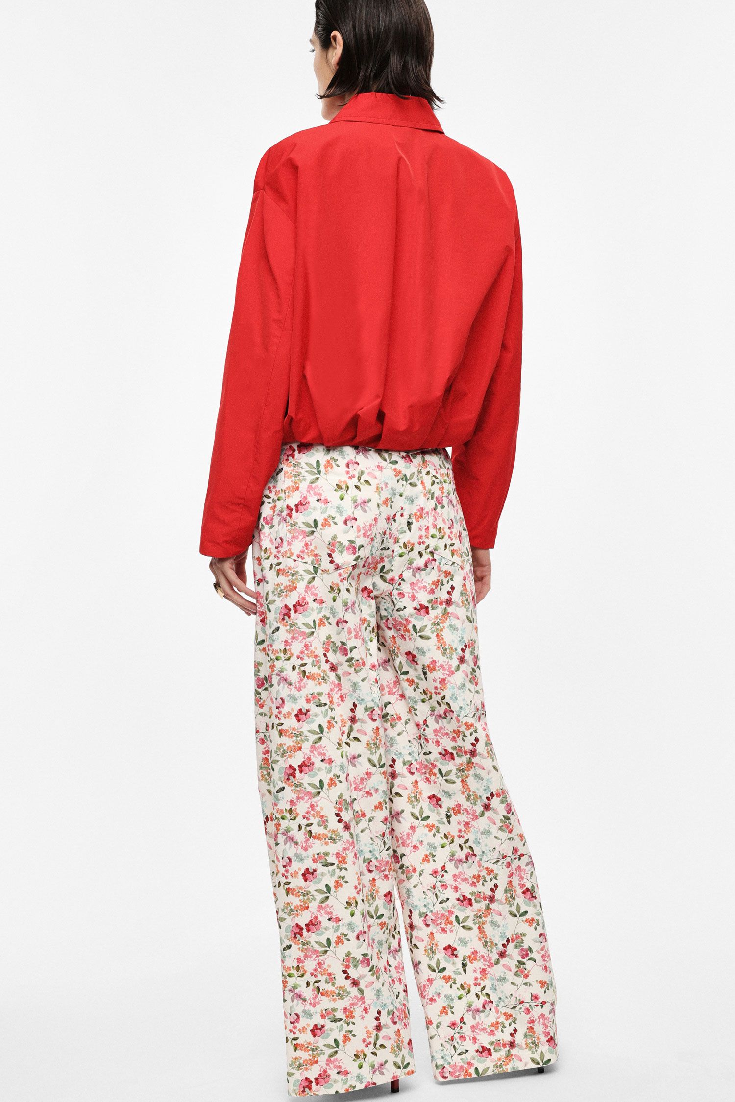 Floral trousers