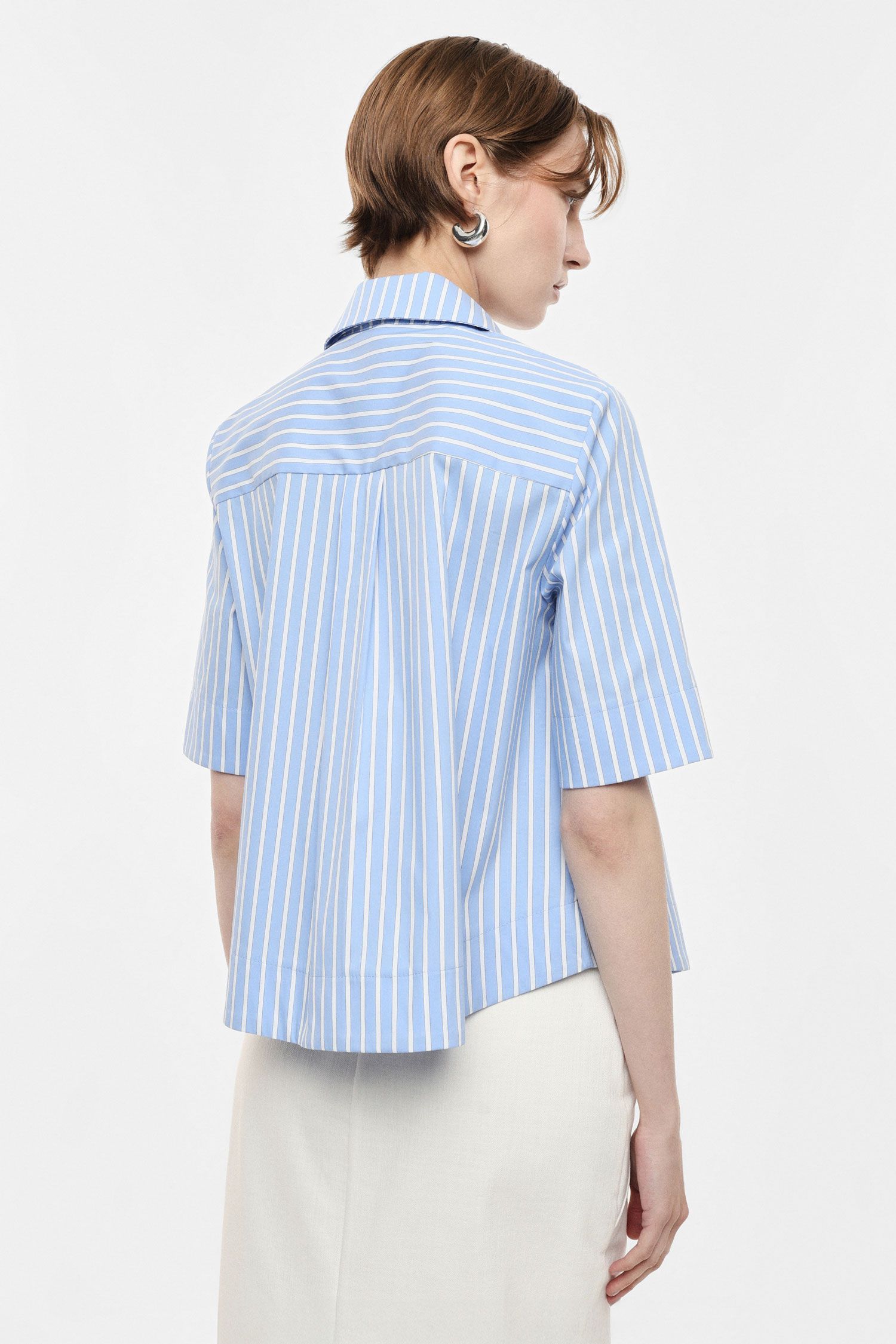 Stripes & tie shirt