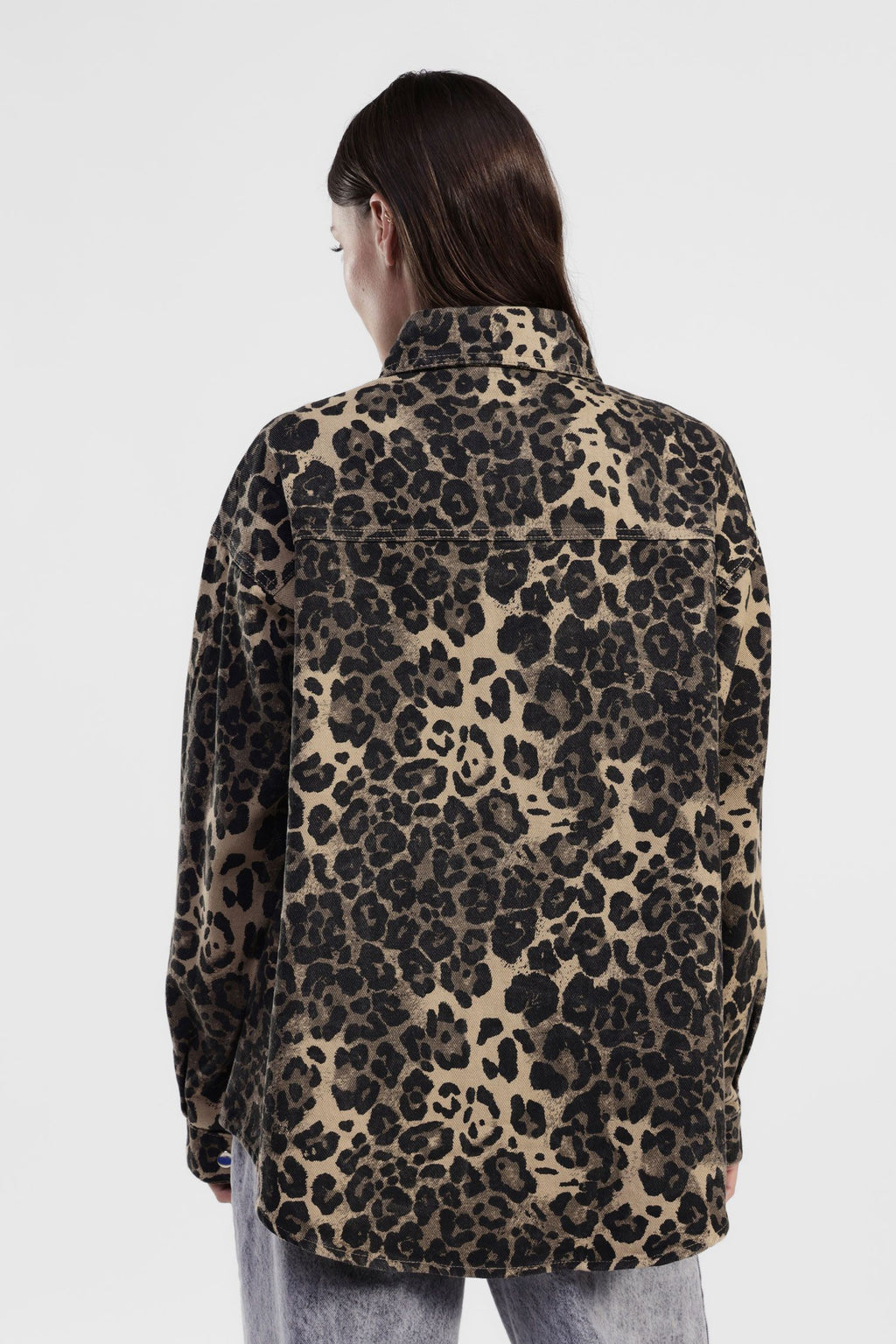 Shirt with animal print