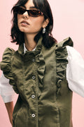 Sleeveless jacket