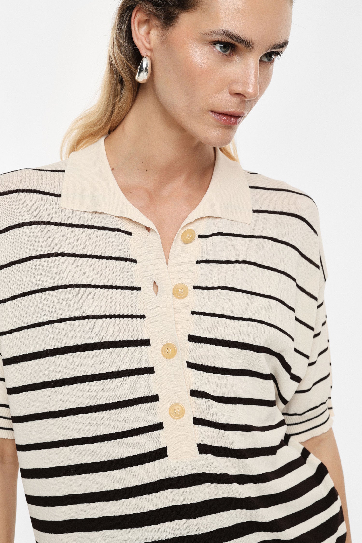 Striped polo
