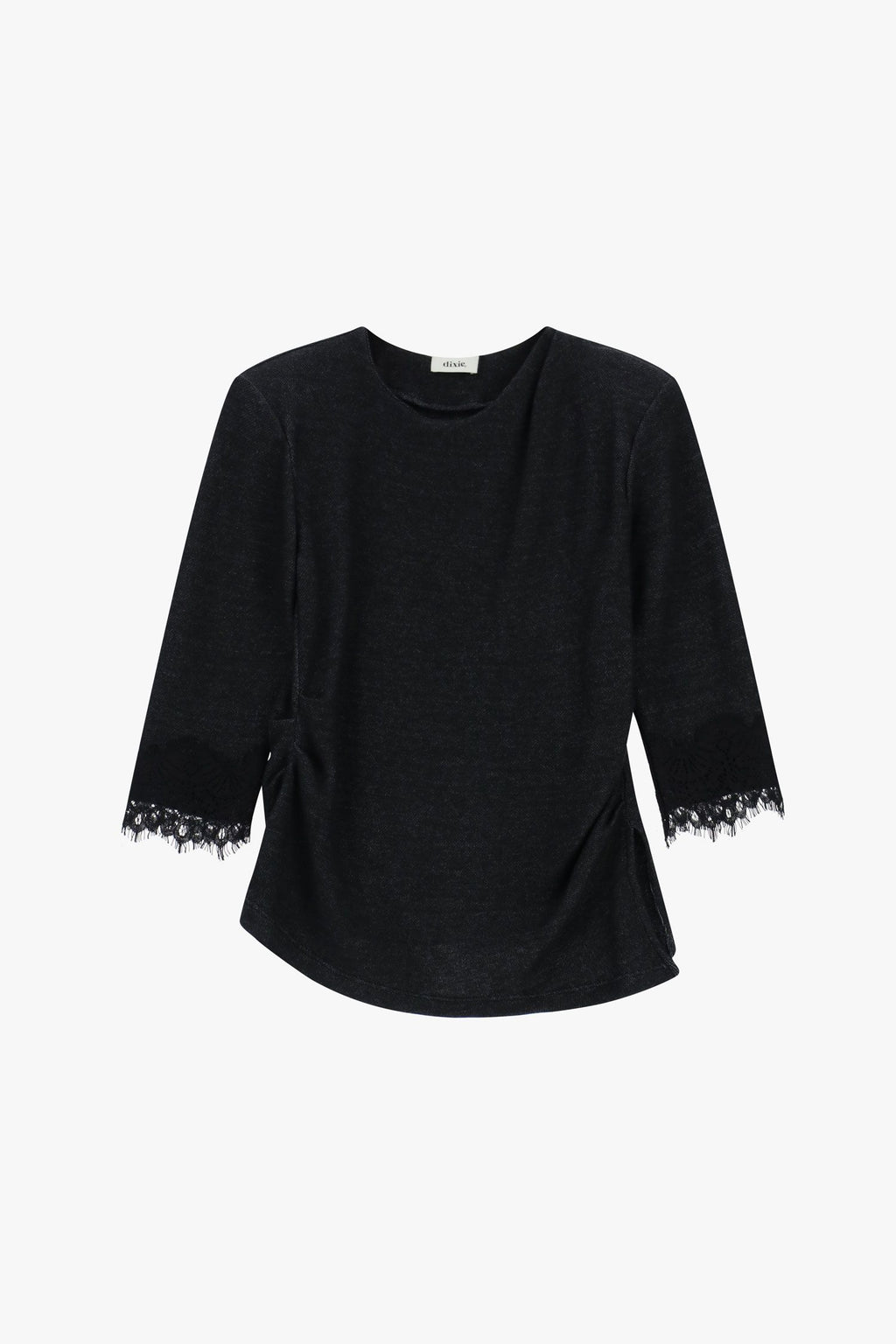 Lace trim sweater