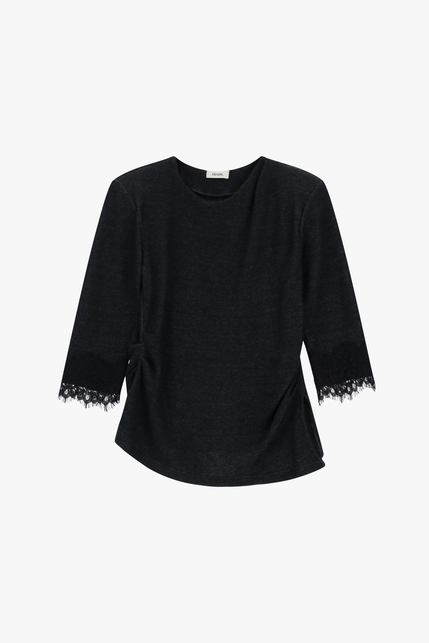 Lace trim sweater