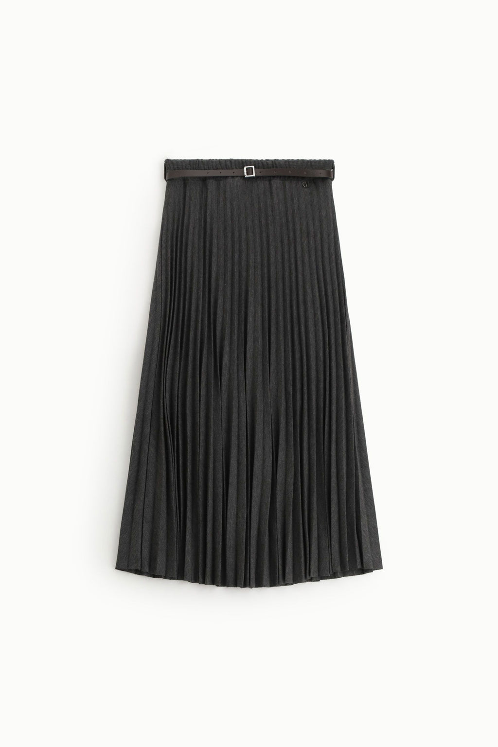 Long pleated skirt