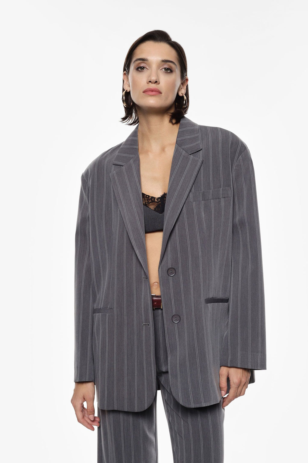 Striped blazer