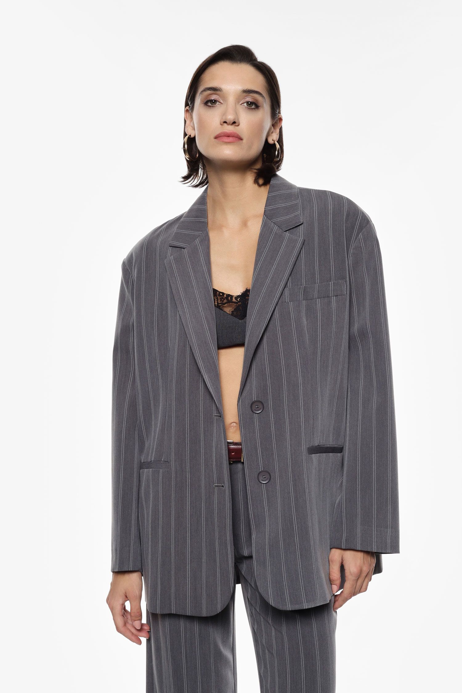 Striped blazer