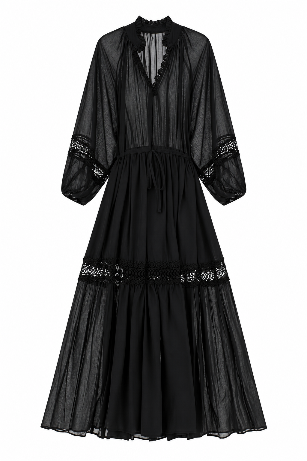 Dress with eyelet details