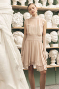 High neck dress